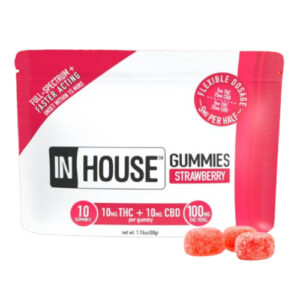 Buy 1:1 CBD:THC Strawberry Gummies