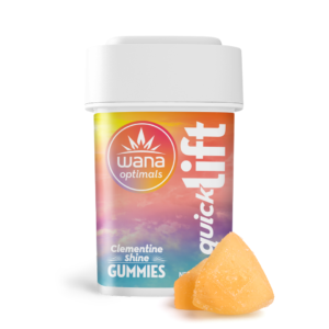 Buy Wana Organic Quick Clementine Shine 1:1:1 THC:CBG:THCV 100mg Gummies (10ct)